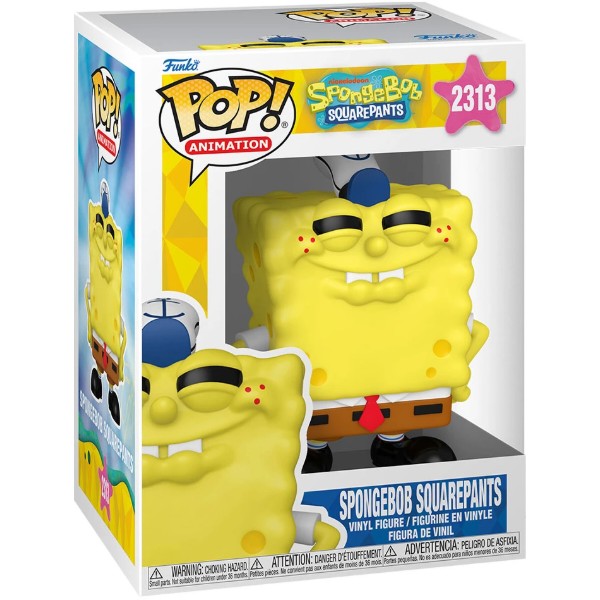 Фото - Колекційна фігурка FUNKO POP! серії Губка Боб Квадратні Штани - ГУБКА БОБ (ПОМІШАЄТЬСЯ) (90363)